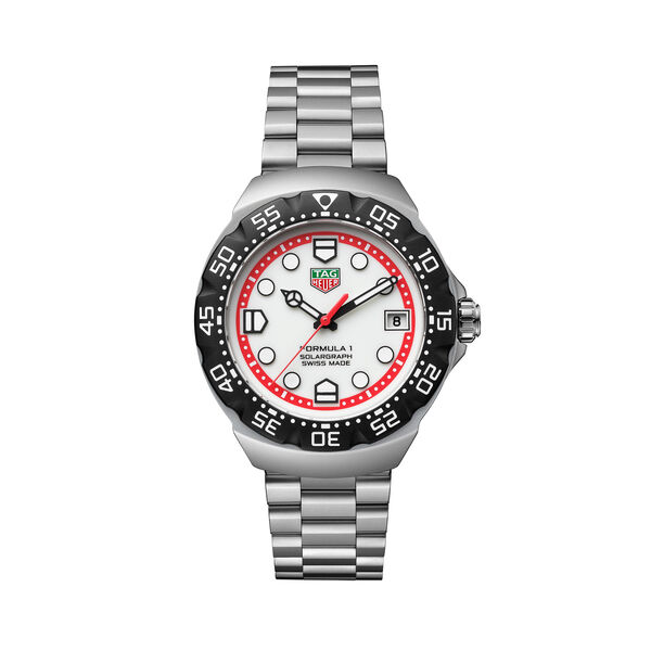 Formula 1 38  mm Solargraph en acier inoxydable